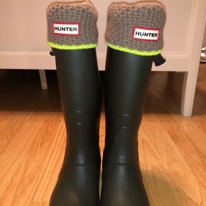 Dark Green Matte Hunter Boots